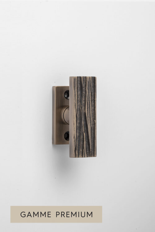 Bouton de Porte Strié