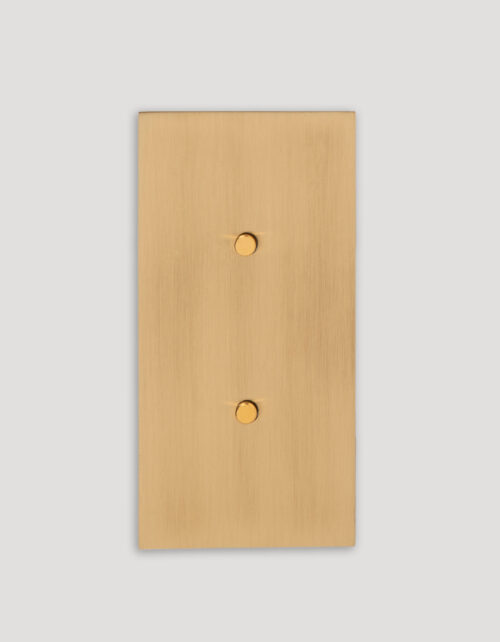 Interrupteur double bouton poussoir rond